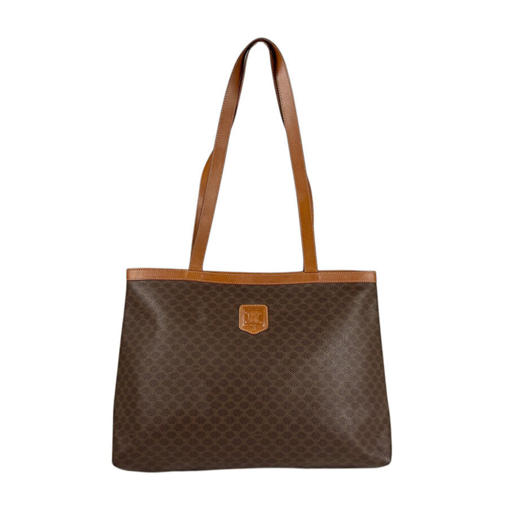 Celine Macadam Shoulder Leather Bag Brown - Picture 2 of 4